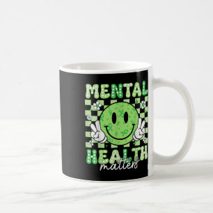 Taza De Café Salud Mental S Sonrisa Face Sensibilización sobre
