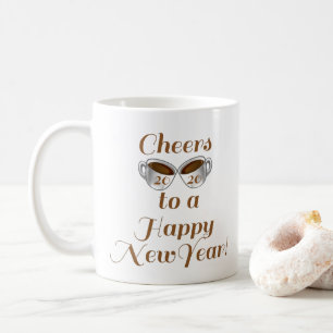 Taza De Café ¡Salud para un feliz año nuevo!