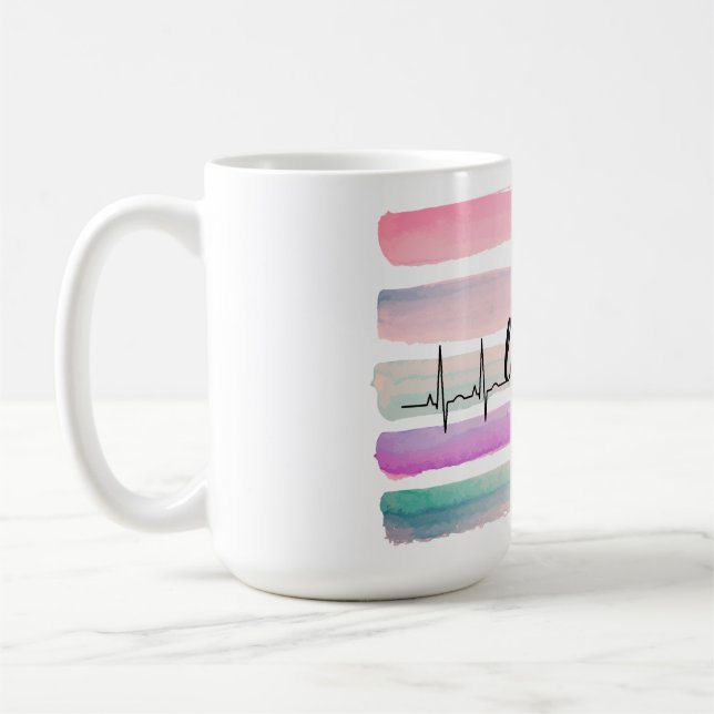 Taza De Café Salud, vida, risas (Izquierda)