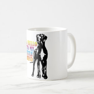 Taza De Café Saluda a mi pequeño amigo