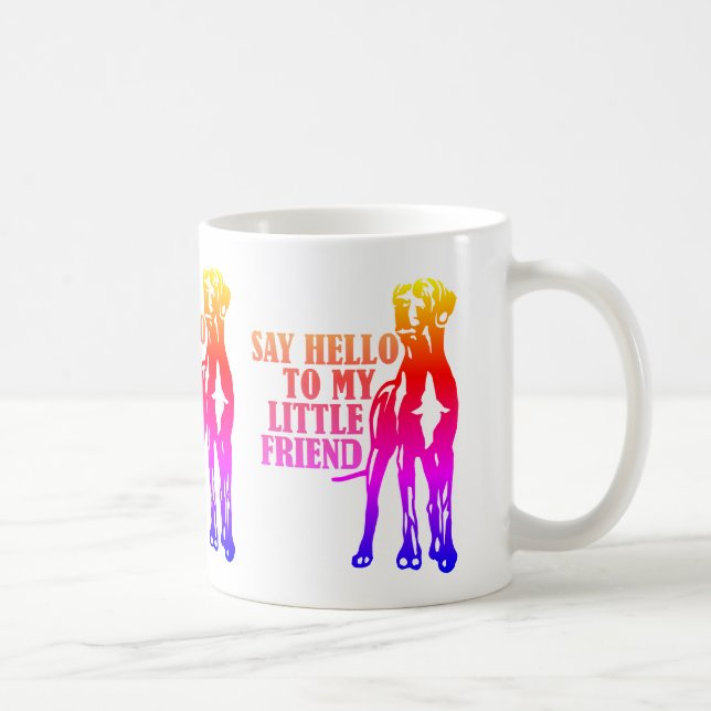 Taza De Café saluda a mi pequeño amigo arcoiris (Derecha)