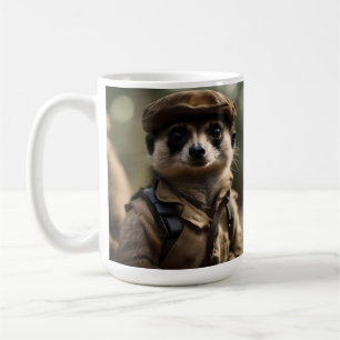 Taza De Café Saludando a Silvester la suricata: La historia de 
