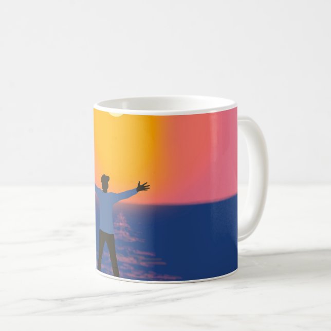 Taza De Café Saludo al sol (Anverso derecho)