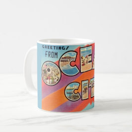 Taza De Café Saludo Antiguo de Ocean City MD