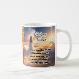Taza De Café Saludo de Pascua desde el cielo