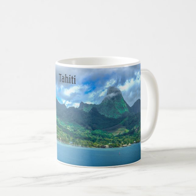 Taza De Café Saludo desde Tahití (Anverso derecho)