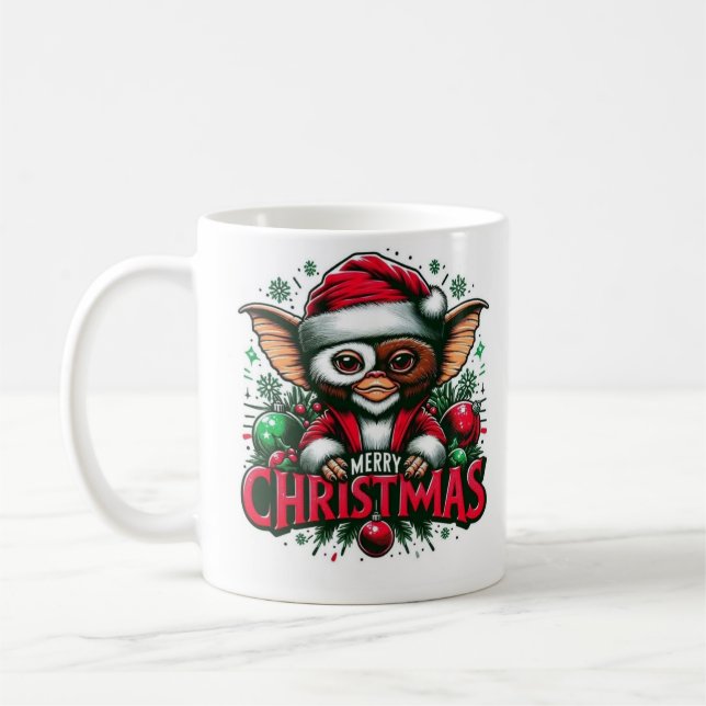 Taza De Café "Saludo festivo festivo: Feliz Navidad 🎄 (Izquierda)
