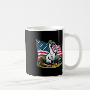 Taza De Café Saludo Goose American Flag Memorial Day 4 de