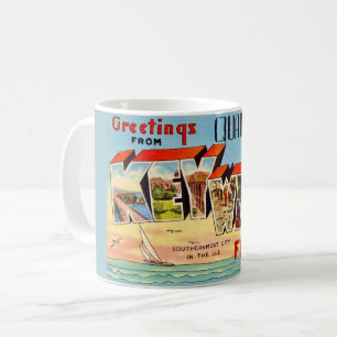Taza De Café Saludo occidental de clave retro
