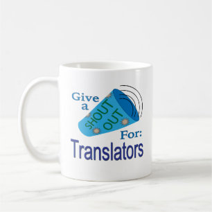 Taza De Café Saludo para Traductores
