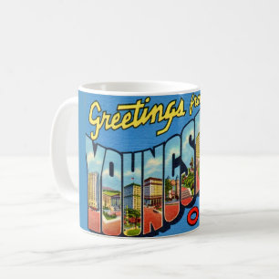 Taza De Café Saludo retro Youngstown Ohio