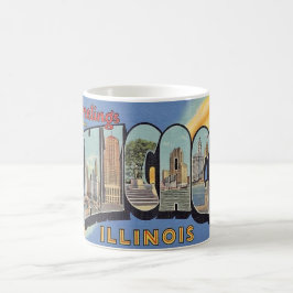 Taza De Café Saludo vintage de Chicago