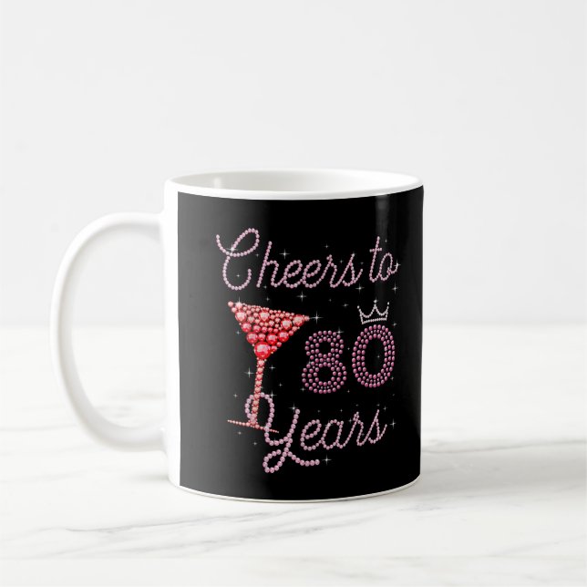Taza De Café Saludos a los 80 años Jueves 80 cumpleaños Jueves (Izquierda)