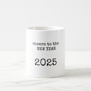 Taza De Café Saludos al Año Nuevo, café Mug
