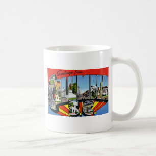 Taza De Café Saludos de Columbia Carolina del Sur