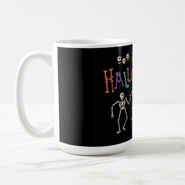 Taza De Café Saludos de Halloween (Izquierda)