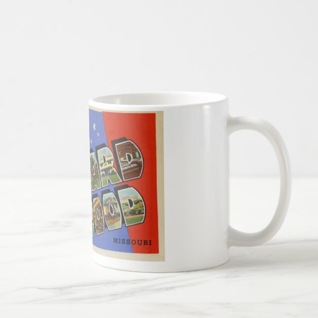 Taza De Café Saludos de la madera Missouri de Leonard del (Derecha)