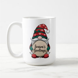 Taza De Café Saludos de la temporada de navidades Gnome