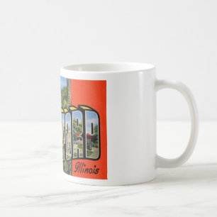 Taza De Café Saludos de ROCKFORD Illinois