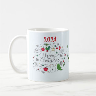Taza De Café "Saludos de Santa Claus: Feliz Navidad 2024