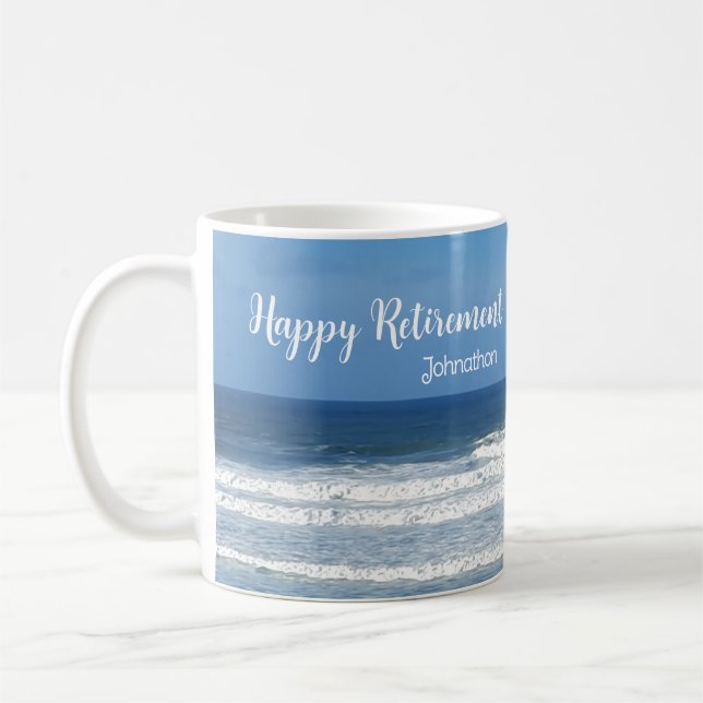 Taza De Café Saludos de Waves y Surf (Izquierda)