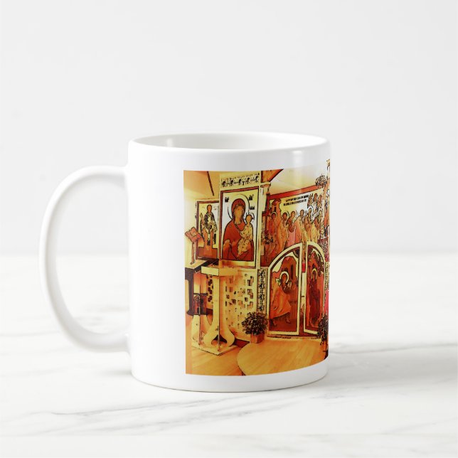 Taza De Café Saludos del franco Yakov (Izquierda)