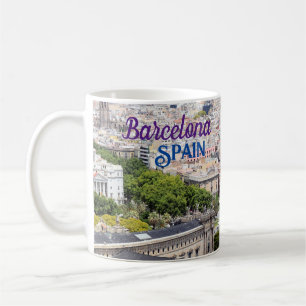 Taza De Café Saludos desde Barcelona España Coffee Mug