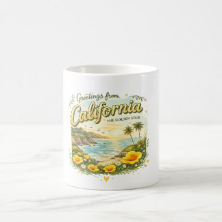 Taza De Café Saludos desde California