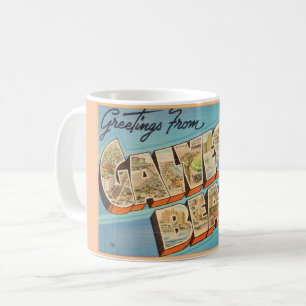 Taza De Café Saludos desde Galveston Beach