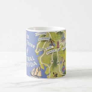 Taza De Café Saludos desde la tarjeta de Florida Central