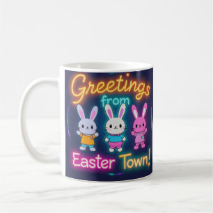 Taza De Café Saludos desde los coloridos conglomerados de la ci