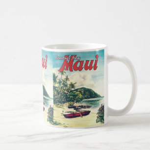 Taza De Café Saludos Desde Maui, Hawaii   