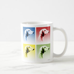 Taza De Café Saluki Pop Art
