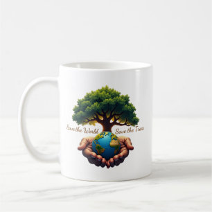 Taza De Café Salva el mundo salva los árboles