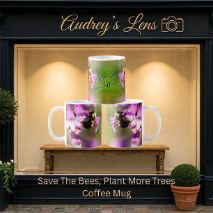 Taza De Café Salva las Abejas, Planta Más Árboles