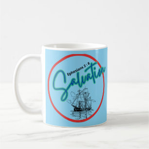 Taza De Café Salvación ( Ephesian 2:8 ) Mug&Cup