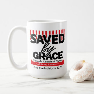 Taza de café Salvado por la Gracia
