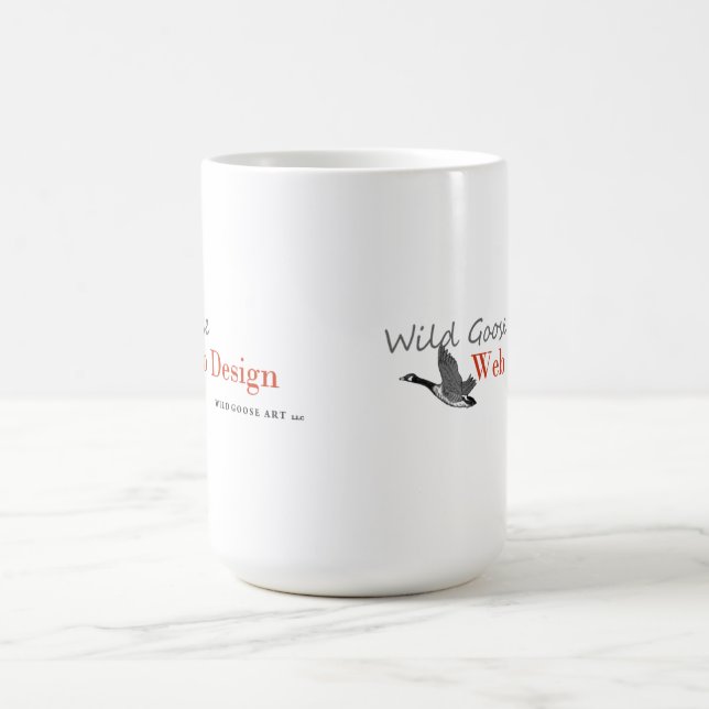 Taza de café salvaje del arte del ganso (Centro)