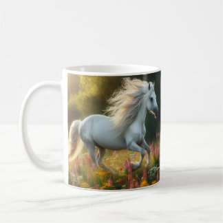 Taza De Café Salvaje Mustang Caballos Ecuestrianos Salvaje Oest