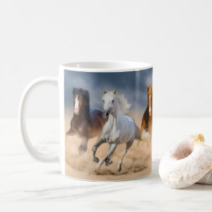 Taza De Café Salvaje país de caballos vivo Mug
