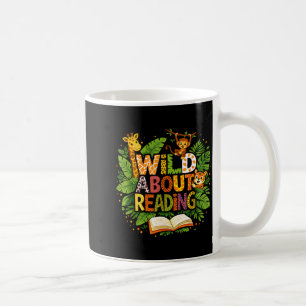 Taza De Café Salvaje por leer amante de libros infantiles sobre