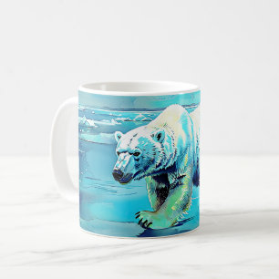 Taza De Café "Salvajes congelados: El viaje del oso"