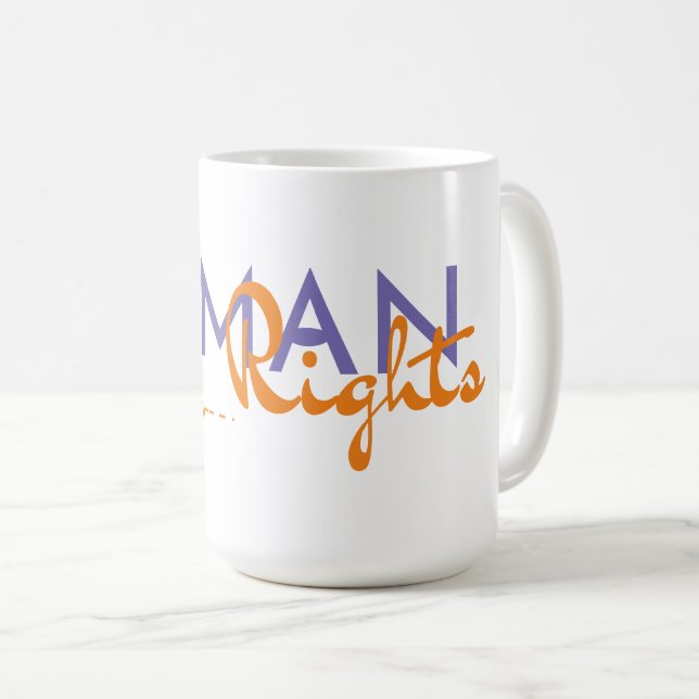 Taza De Café Salvamento de los derechos humanos (Anverso derecho)