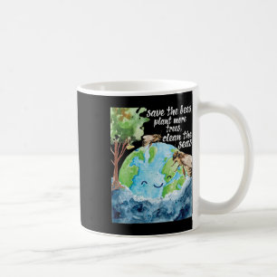 Taza De Café Salvar a las abejas - Día de la Tierra para la Pro