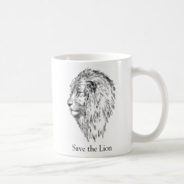 Taza De Café Salvar al león
