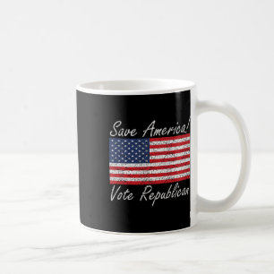 Taza De Café Salvar América Vota Republicano Trump 