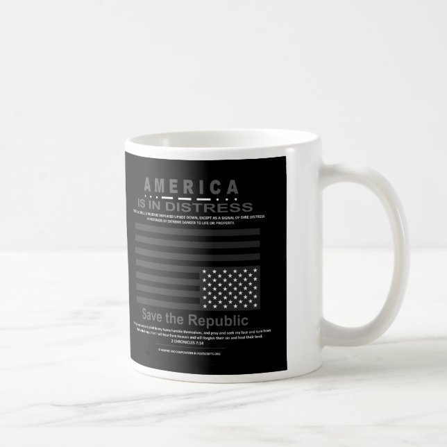 Taza De Café Salvar la república (Derecha)