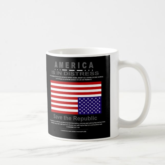 Taza De Café Salvar la república (Derecha)