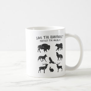 Taza De Café Salvar La Selva Lluviosa Proteger El Animal De La 