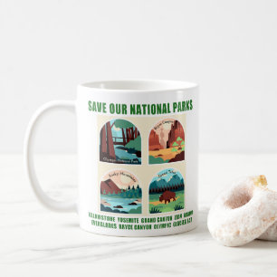 Taza De Café Salvar Nuestros Parques Nacionales